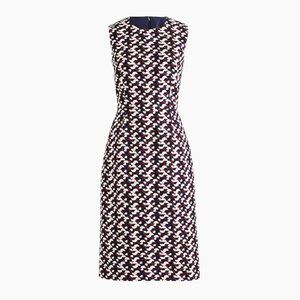 J.Crew Portfolio dress in geometric print-AC414-NWT
